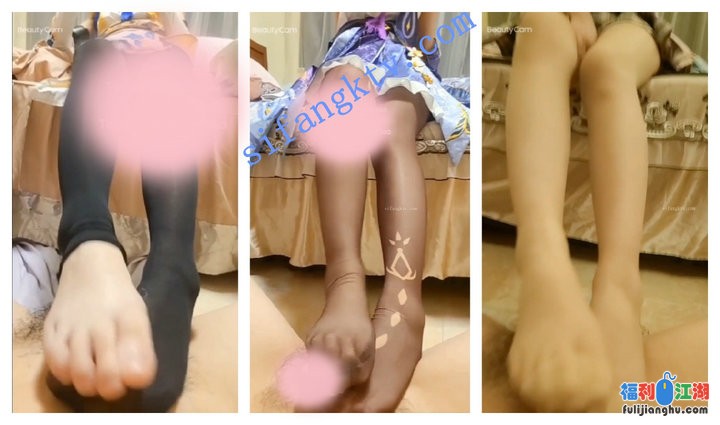 ஐ足控福利ஐ推特大神和女友居家cosplay足交射精合集【5.8G】