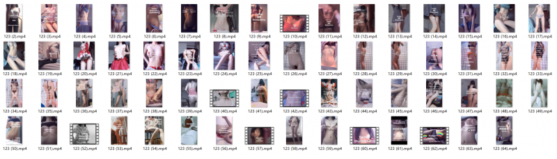 【自行打包】【耻樱】原版视频合集63p【468MB】【百度网盘】